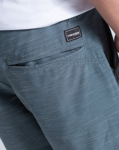 Bermuda Híbrida Volcom Slub Cross Shred Dark Slate