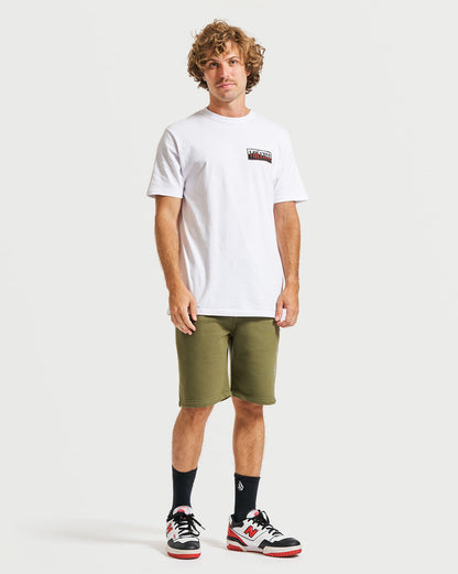 Bermuda Moletom Volcom Iconic Stone Militar