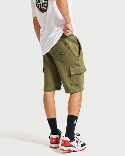 Bermuda Moletom Volcom Comf Cargo Militar