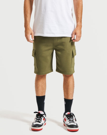 Bermuda Moletom Volcom Comf Cargo Militar