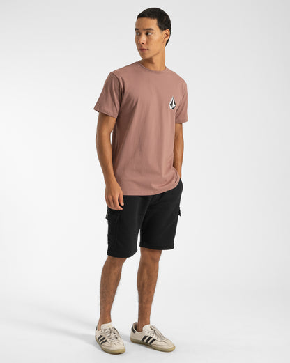 Bermuda Moletom Volcom Comf Cargo Preta