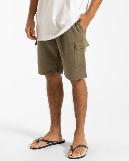 Bermuda Moletom Volcom Comf Cargo Militar