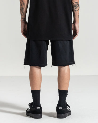 Bermuda Moletom Volcom Single Stone Preta