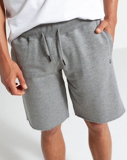 Bermuda Moletom Volcom Single Stone Cinza