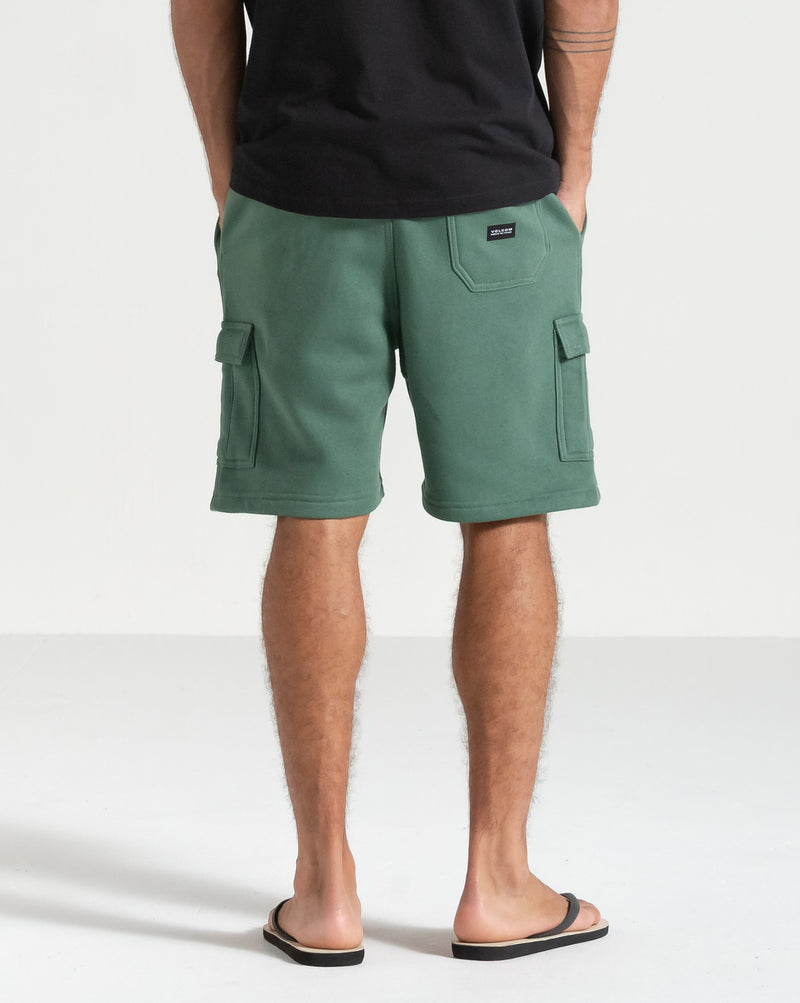 Bermuda Moletom Volcom Comf Cargo Verde