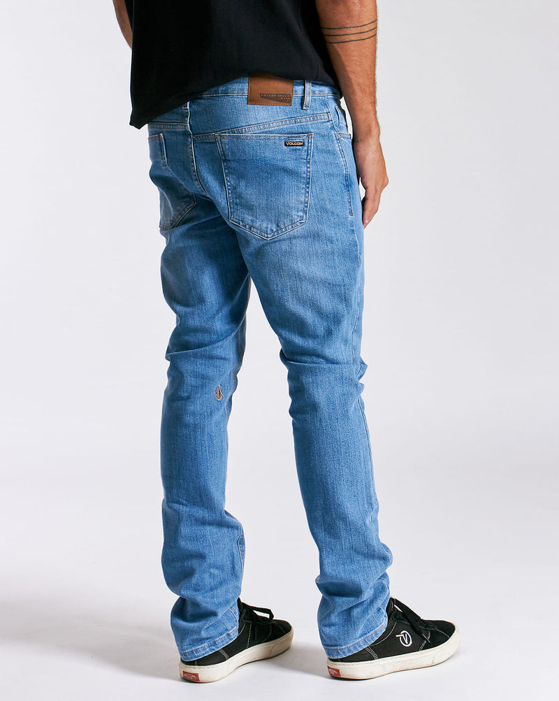 Calça Volcom Light Blue Vorta Denim