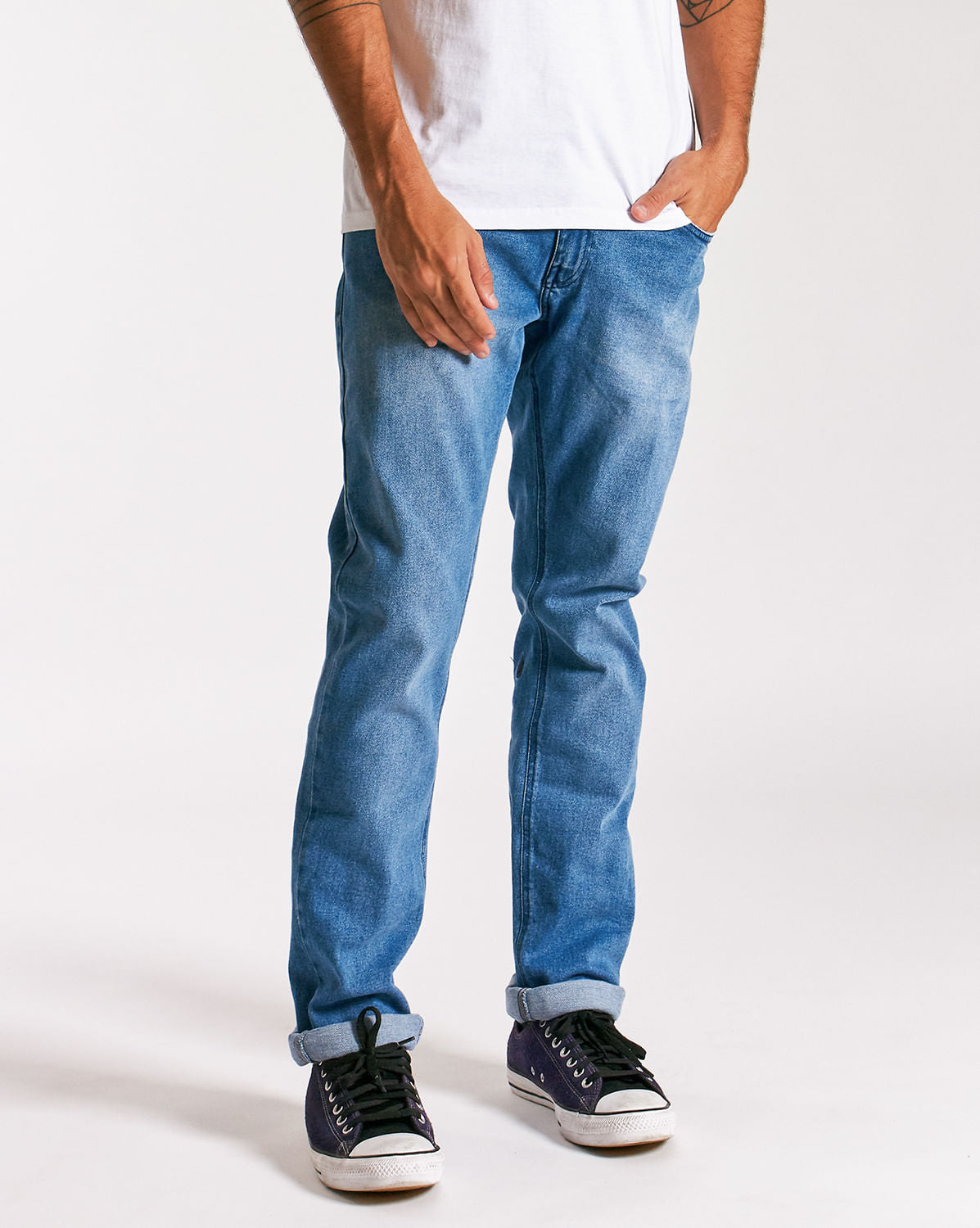 Calça Volcom Clear Blue Kinkade Denim