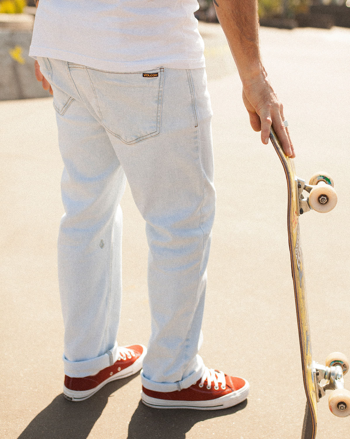 Calça Volcom Light Blue Kinkade