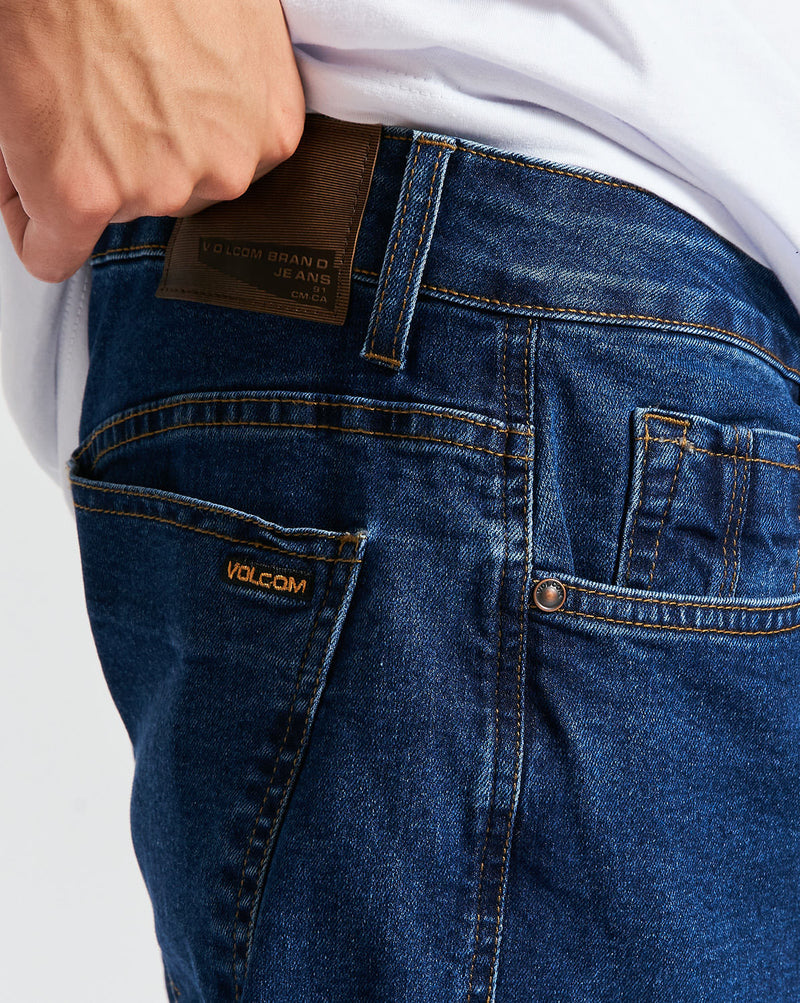 Calça Jeans Volcom Indigo Blue Kinkade