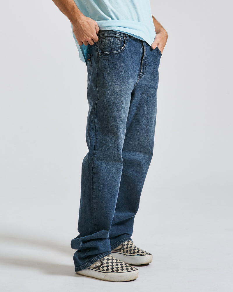 Calça Jeans Volcom Indigo Blue Kinkade