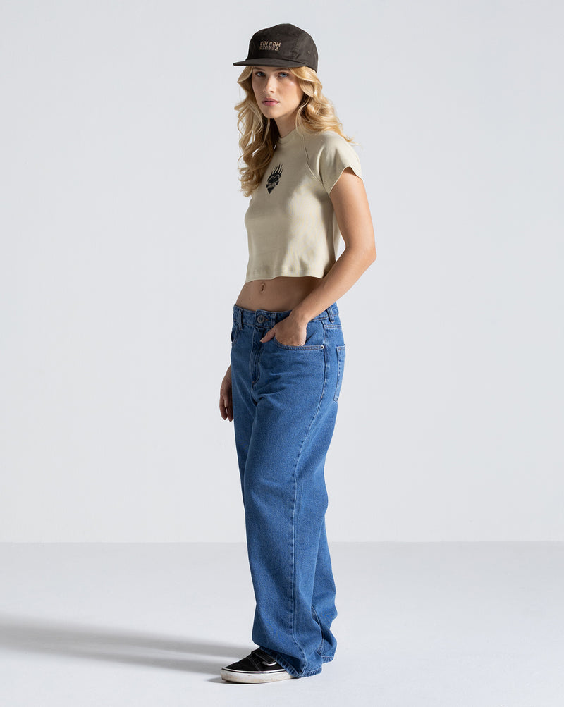 Calça Volcom Stoned BF Low Rise