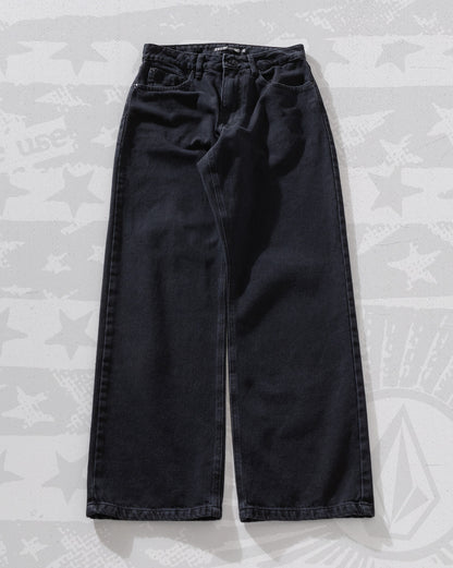 Calça Volcom Stone BF Lowrise Preta