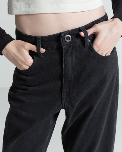 Calça Volcom Stone BF Lowrise Preta