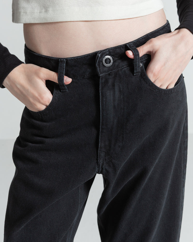 Calça Volcom Stone BF Lowrise Preta