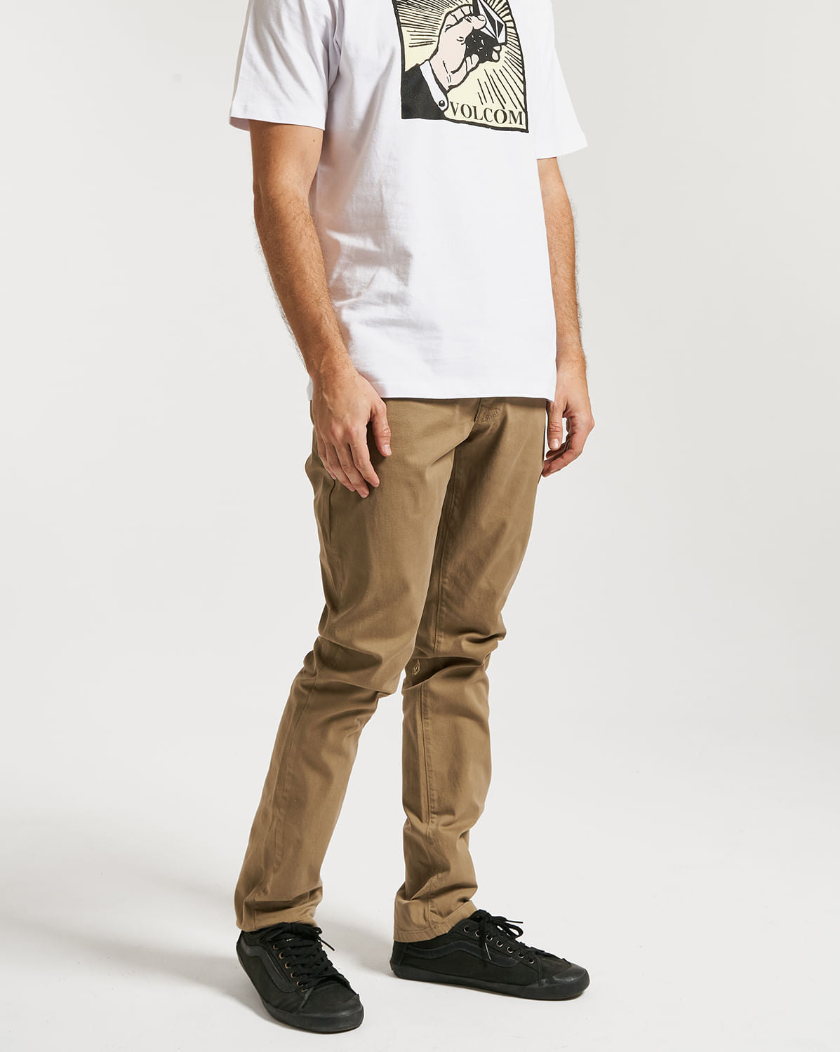 Calça Volcom Classic Chino Bege