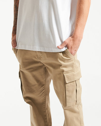 Calça Volcom Stranger Cargo Bege