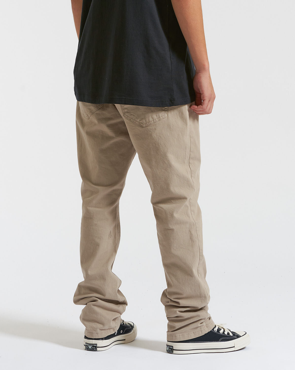 Calça Jeans Volcom Solid Colors Vorta Khaki