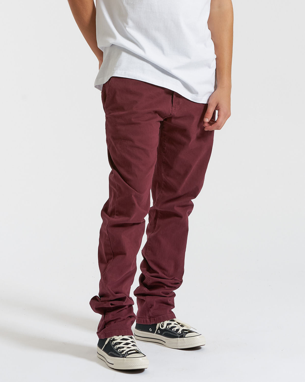 Calça Volcom Classic Chino Vinho