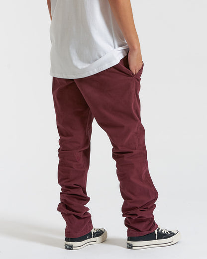 Calça Volcom Classic Chino Vinho