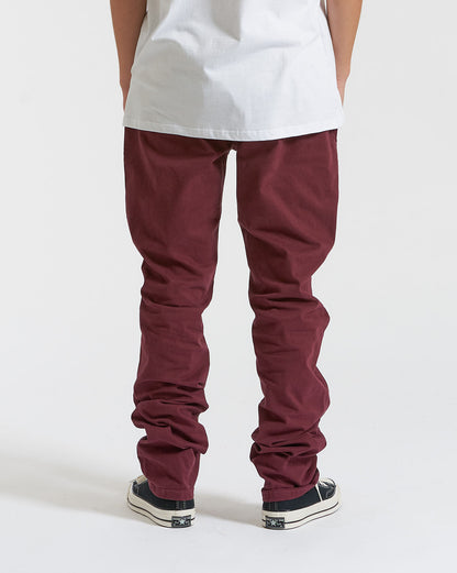 Calça Volcom Classic Chino Vinho