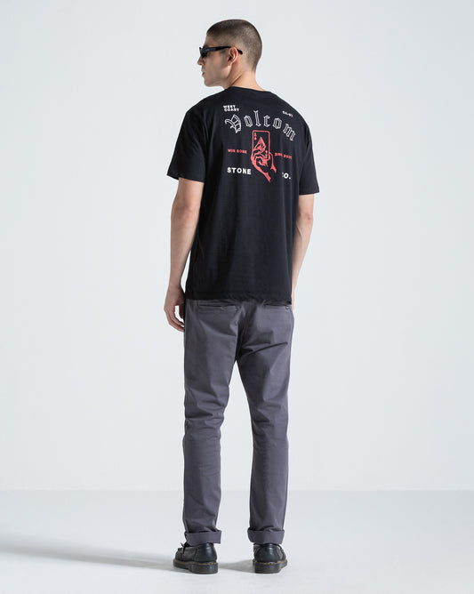 Calça Volcom Regular Chino Chumbo