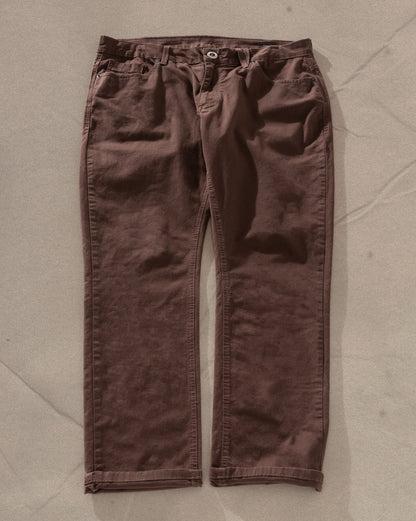 Calça Sarja Volcom Solid Colors Vorta Marrom