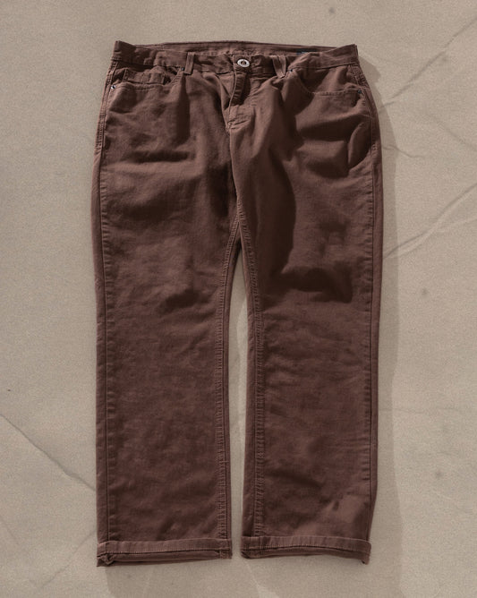 Calça Sarja Volcom Solid Colors Vorta Marrom