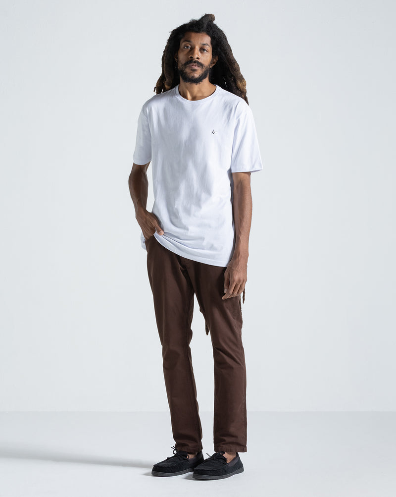 Calça Sarja Volcom Solid Colors Vorta Marrom