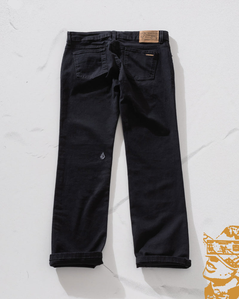 Calça Volcom Solid Colors Vorta Preta