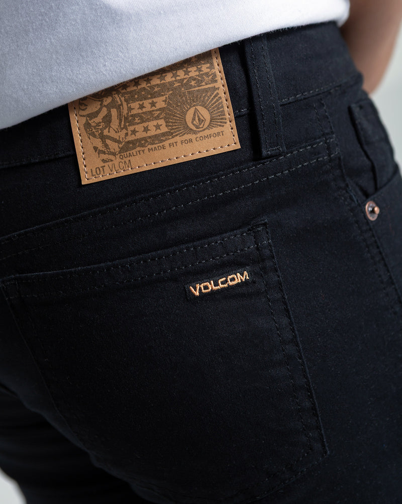 Calça Volcom Solid Colors Vorta Preta