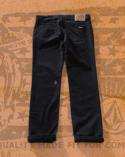 Calça Volcom Solid Colors Vorta Preta
