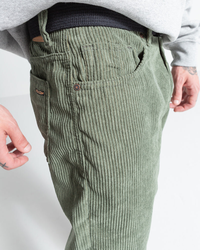 Calça Volcom Solid Cord Kinkade Verde