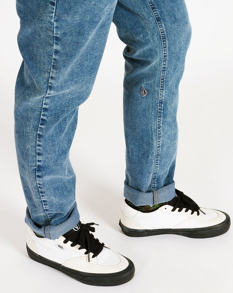 Calça Jeans Volcom Skinny Fit Blue 2x4 Denim