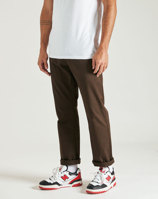 Calça Volcom Frickin Modern Stretch Dark Brown