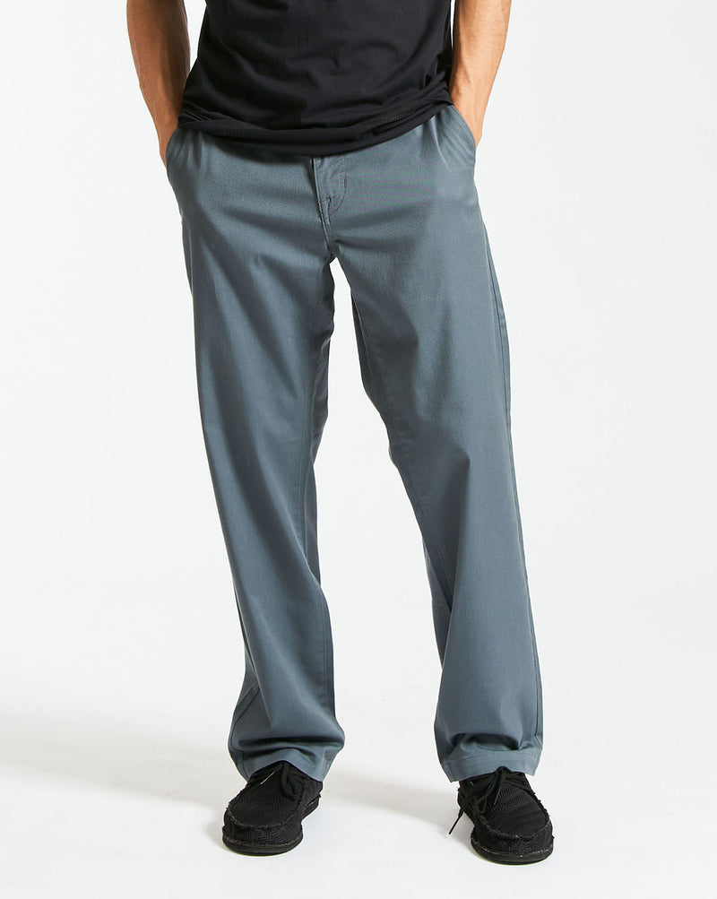 Calça Volcom Frickin Regular Stretch Dark Slate
