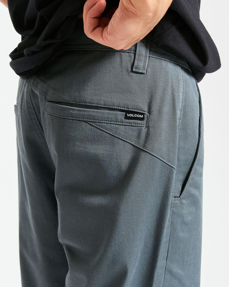 Calça Volcom Frickin Regular Stretch Dark Slate