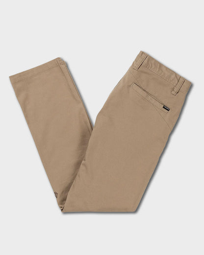 Calça Volcom Frickin Modern Stretch Chino Khaki