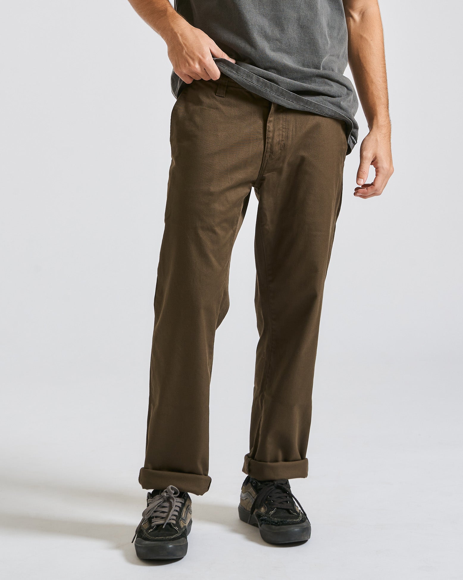 Calça Volcom Frickin Modern Stretch Chino Wren - Volcom Brasil