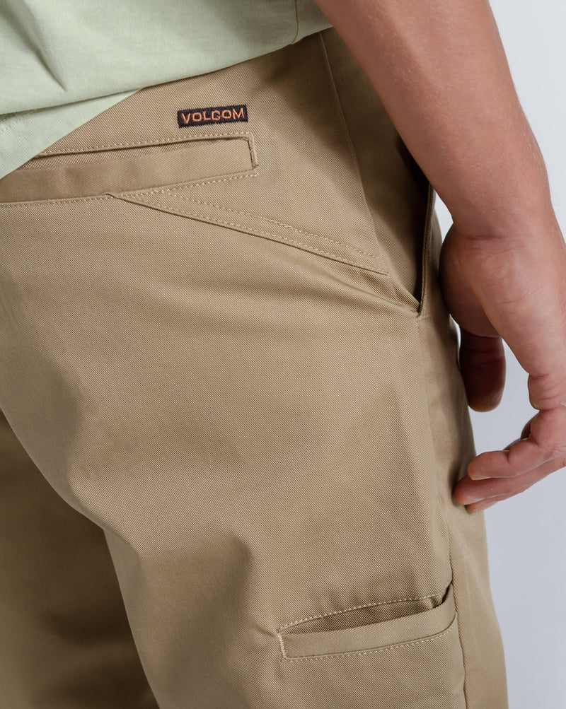 Calça Volcom Frickin Chino Caqui