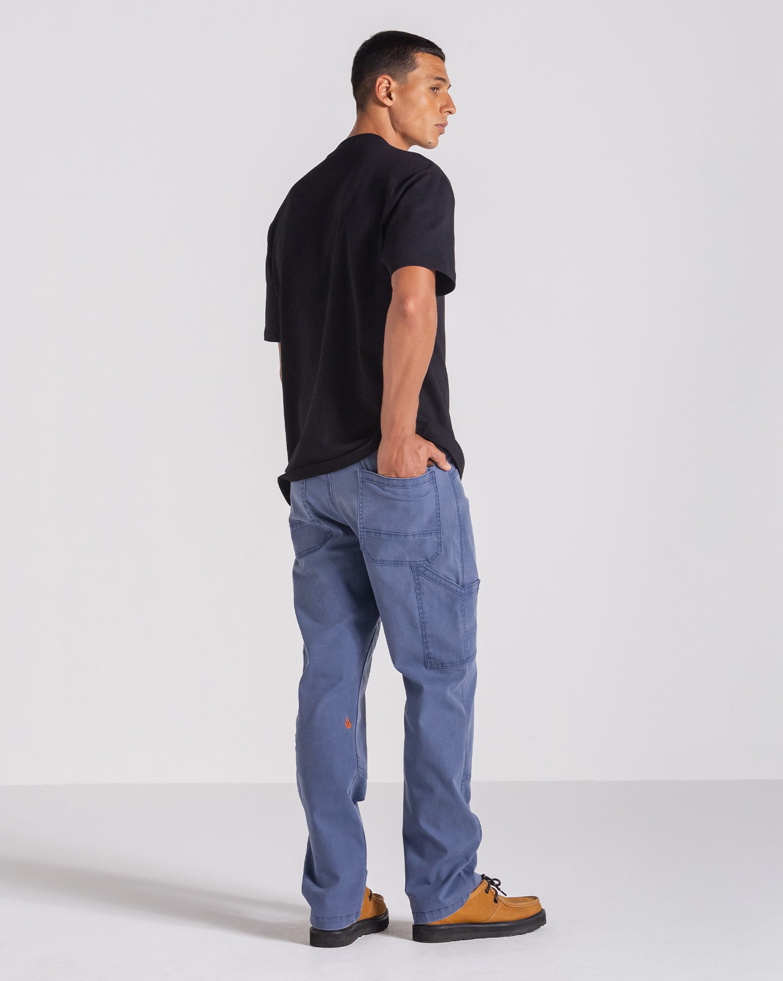 Calça Volcom Gage Work Blue Wash - Volcom Brasil - Loja Oficial
