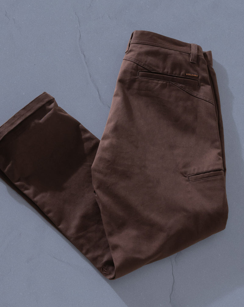 Calca Especial Volcom Frickin Chino Cacao