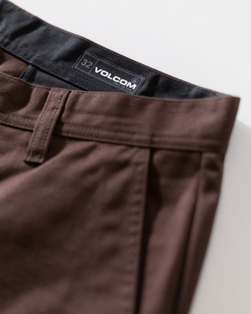 Calca Especial Volcom Frickin Chino Cacao