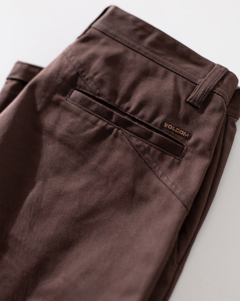 Calca Especial Volcom Frickin Chino Cacao