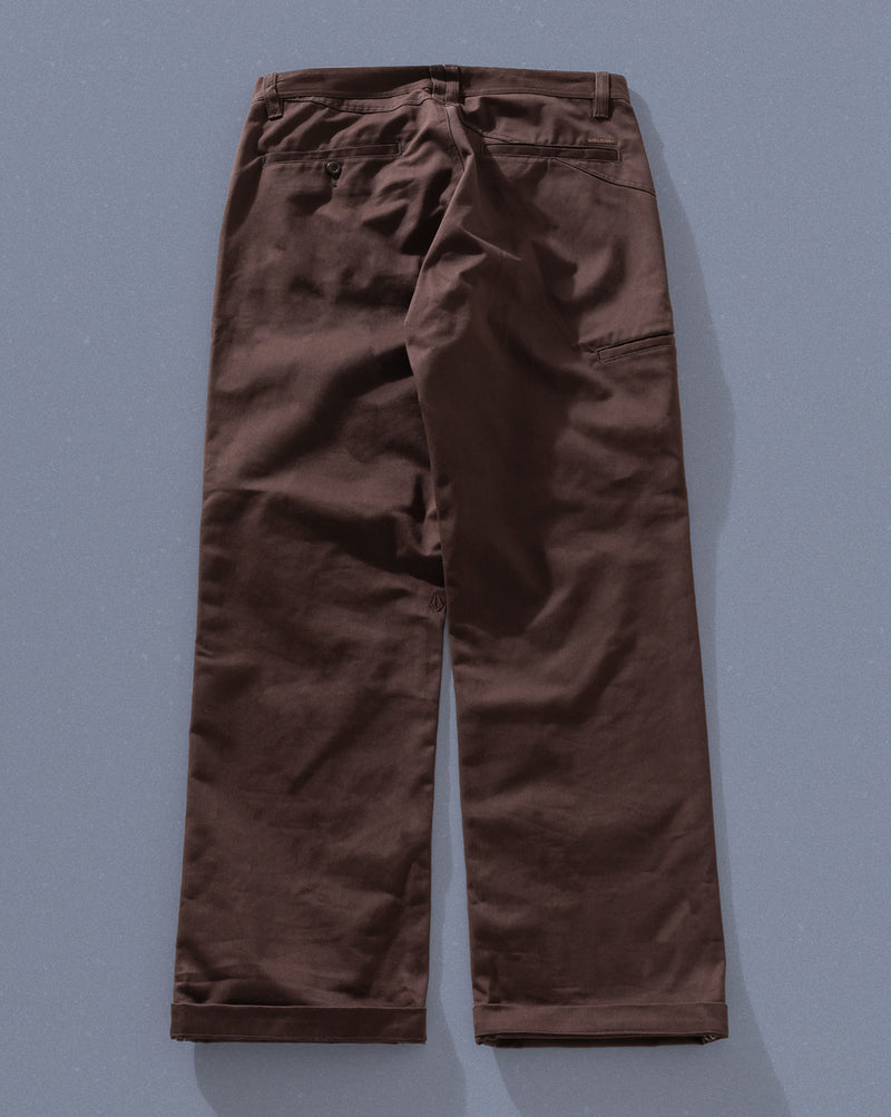 Calca Especial Volcom Frickin Chino Cacao