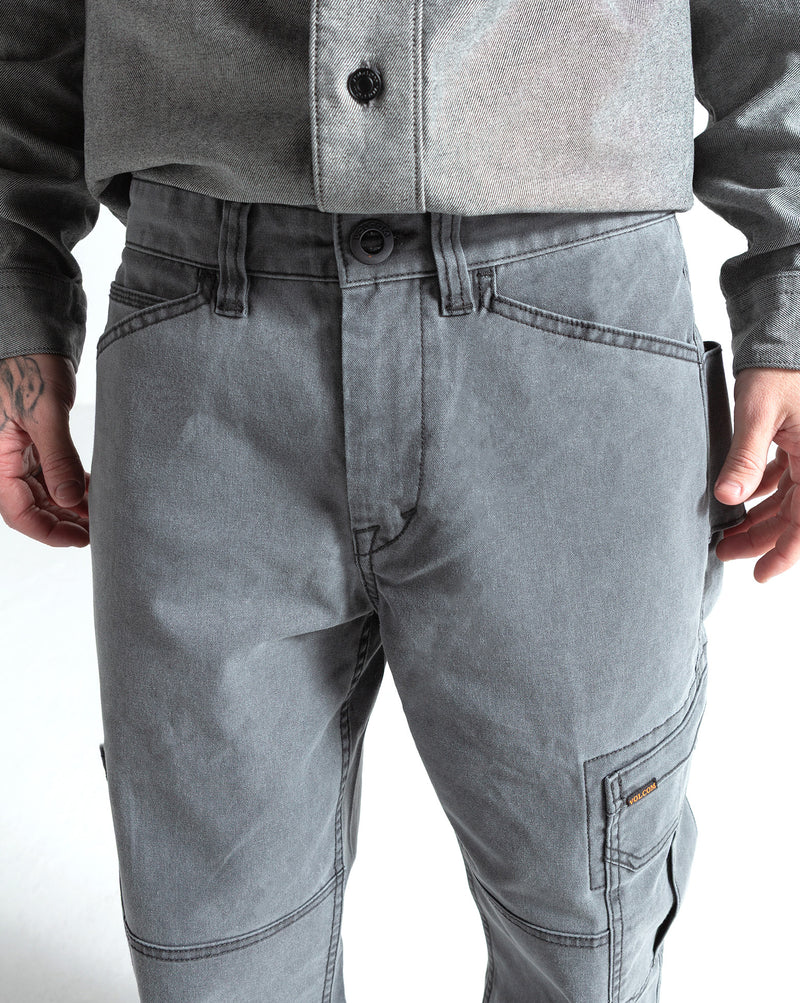 Calça Especial Volcom Gage Work Antique Black