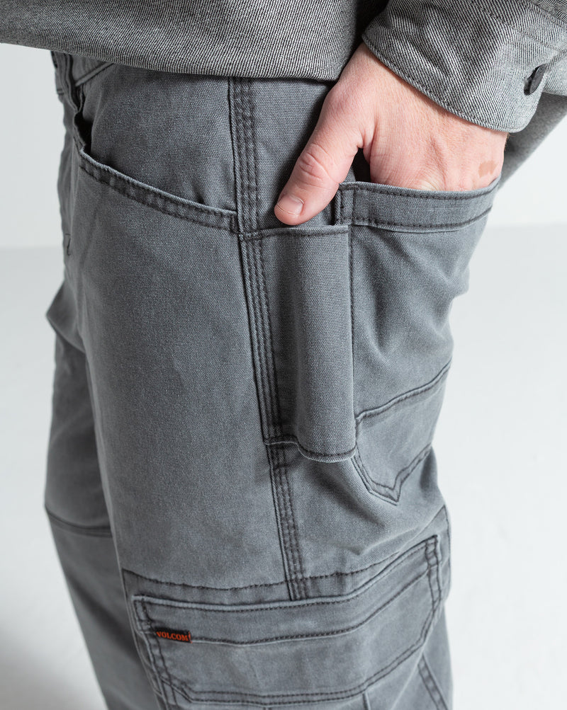 Calça Especial Volcom Gage Work Antique Black