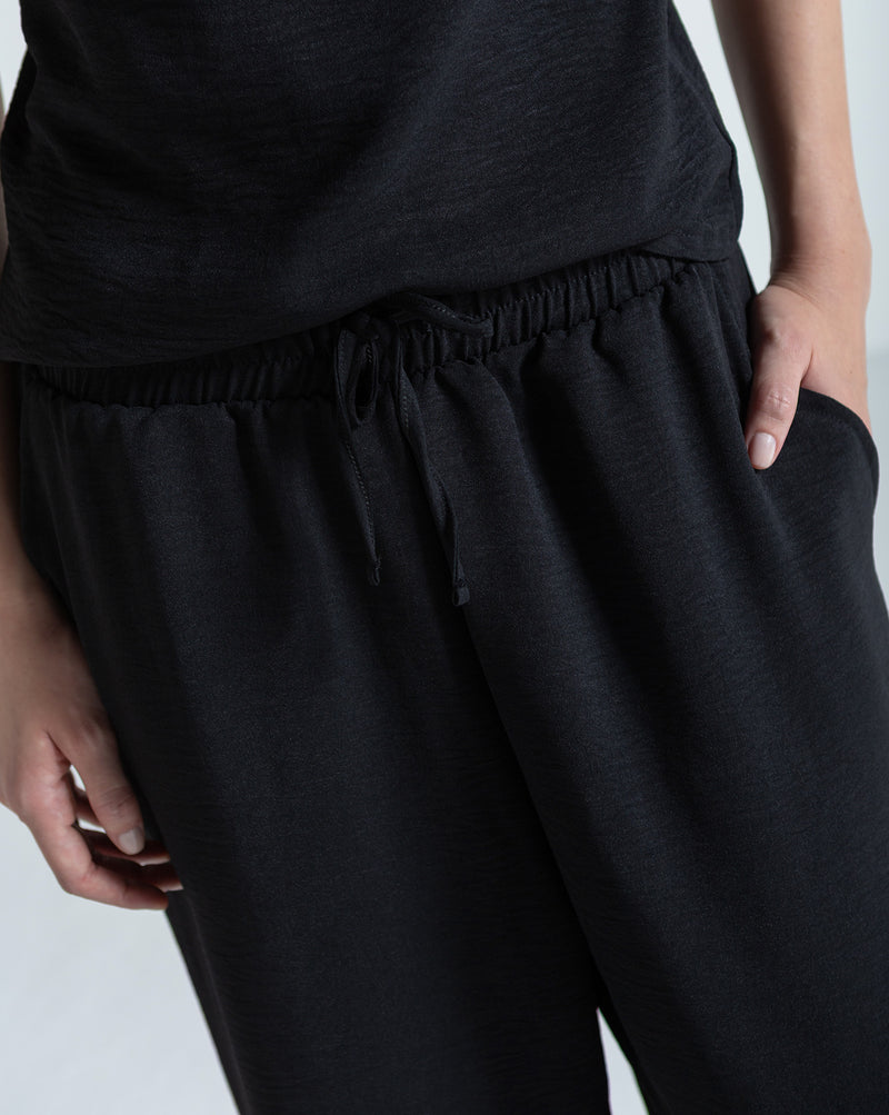 Calça Elástico Volcom Lived In Beach Preta
