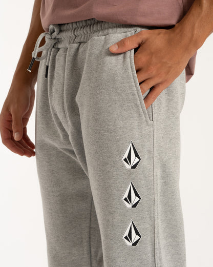 Calça Moletom Volcom Iconic Stone Cinza