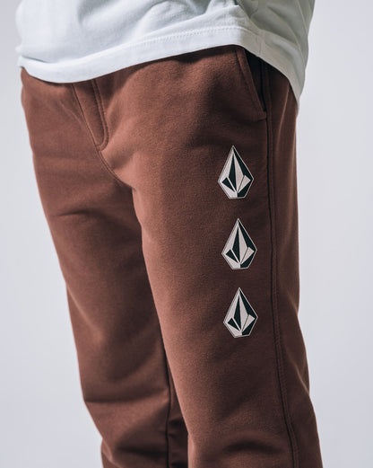 Calça Moletom Volcom Iconic Stone Vinho