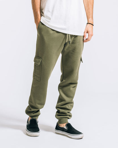 Calça Moletom Volcom Comf Cargo Militar